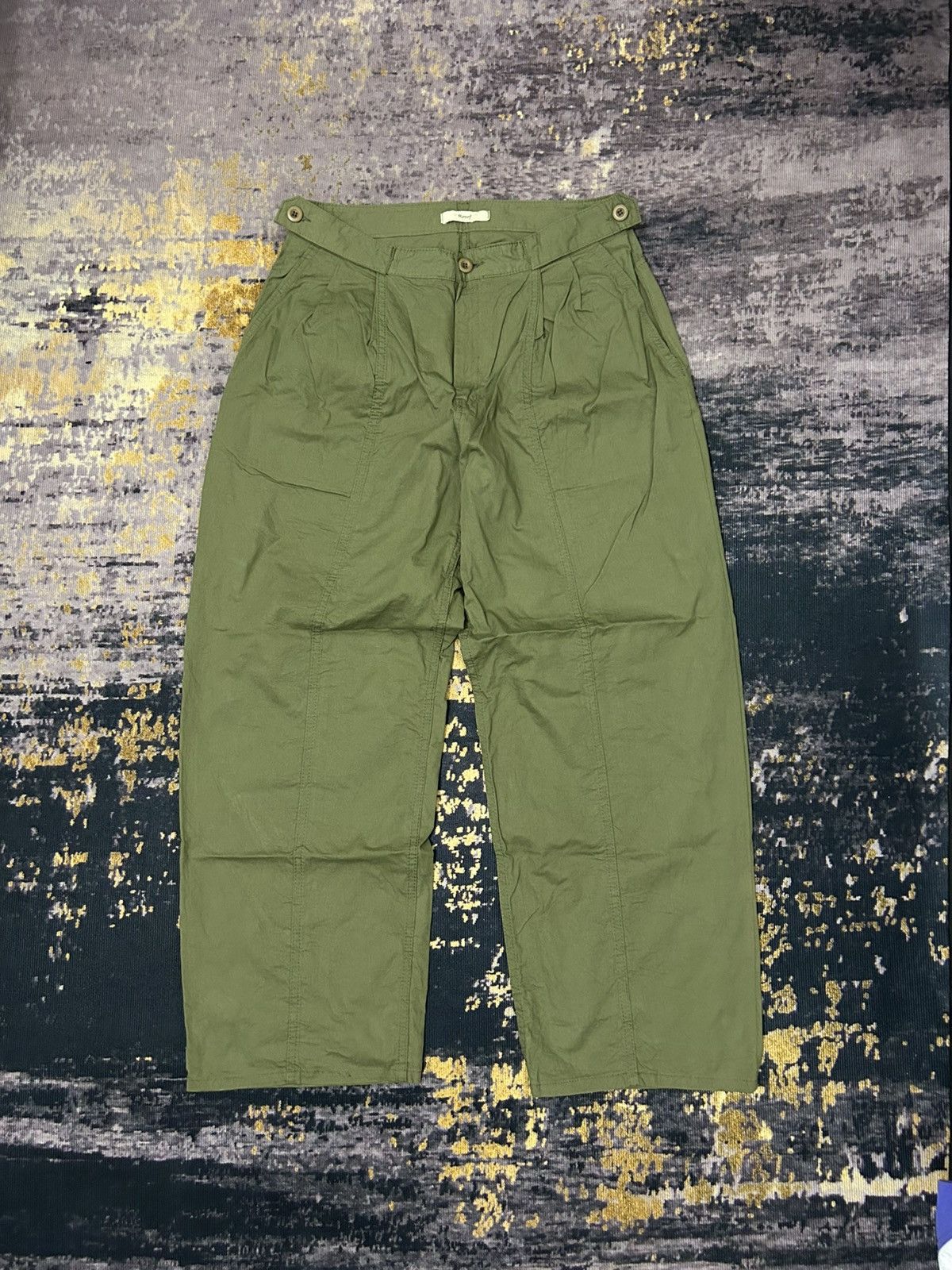 Japanese Brand Rooof Baggy Wide Leg Pants Size US 31 - 1 Thumbnail