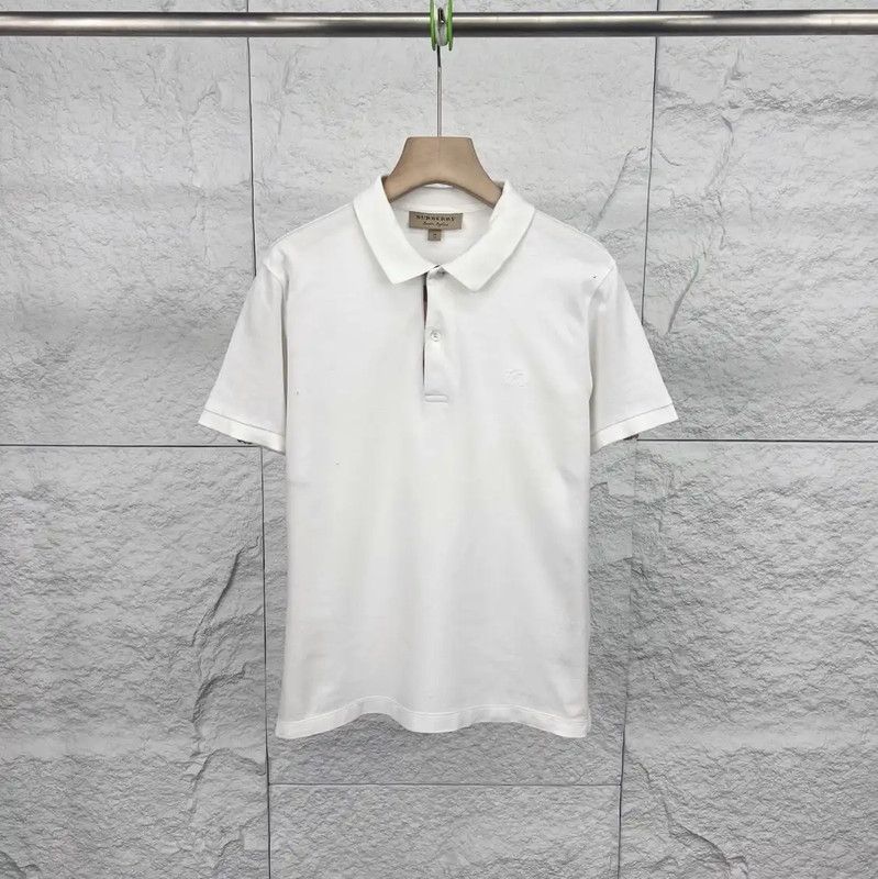 Burberry Burberry White Cotton Men's Polo Shirt Size US XS / EU 42 / 0 - 1 Thumbnail
