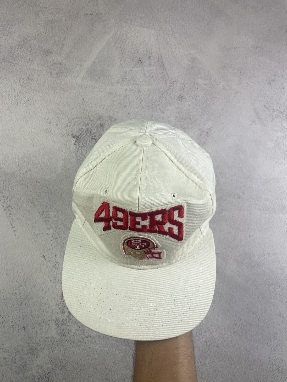 New Era Vintage San Francisco 49ers Cap NFL Football 90s White Red Size ONE SIZE - 5 Thumbnail