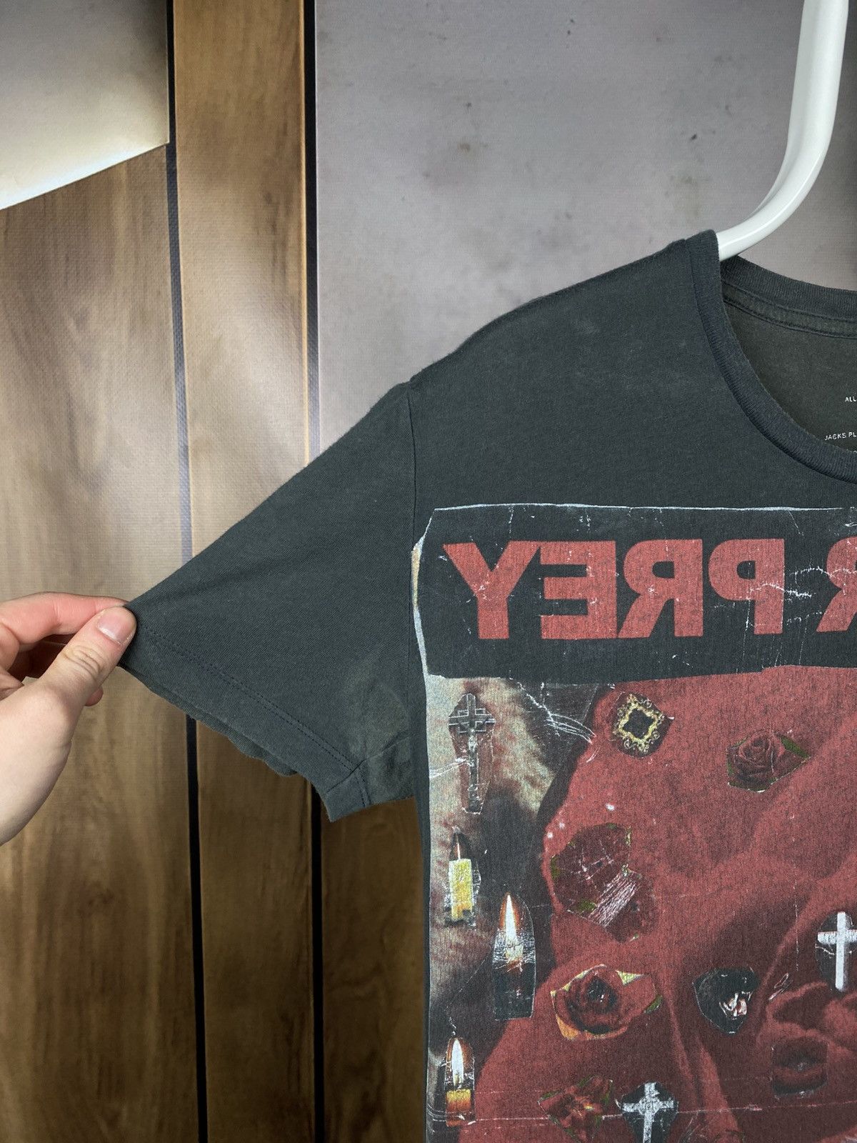 Allsaints 🌺Vintage 90s T-Shirt Allsaints Tender Prey Overprint Tee🌺 Size US XS / EU 42 / 0 - 3 Thumbnail