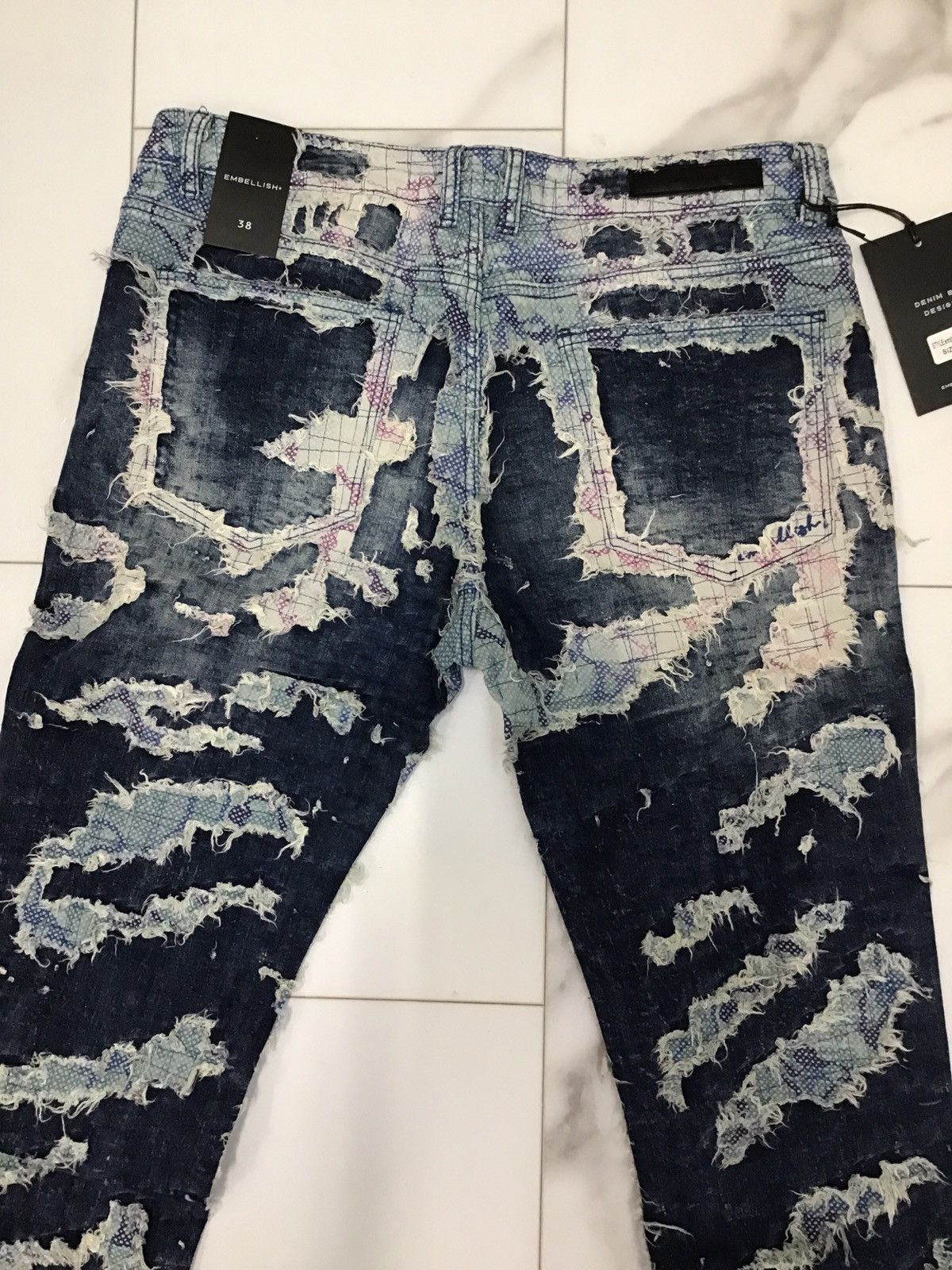 Other Embellish NYC Ace Boro Denim (Light Blue) Size US 40 / EU 56 - 5 Thumbnail