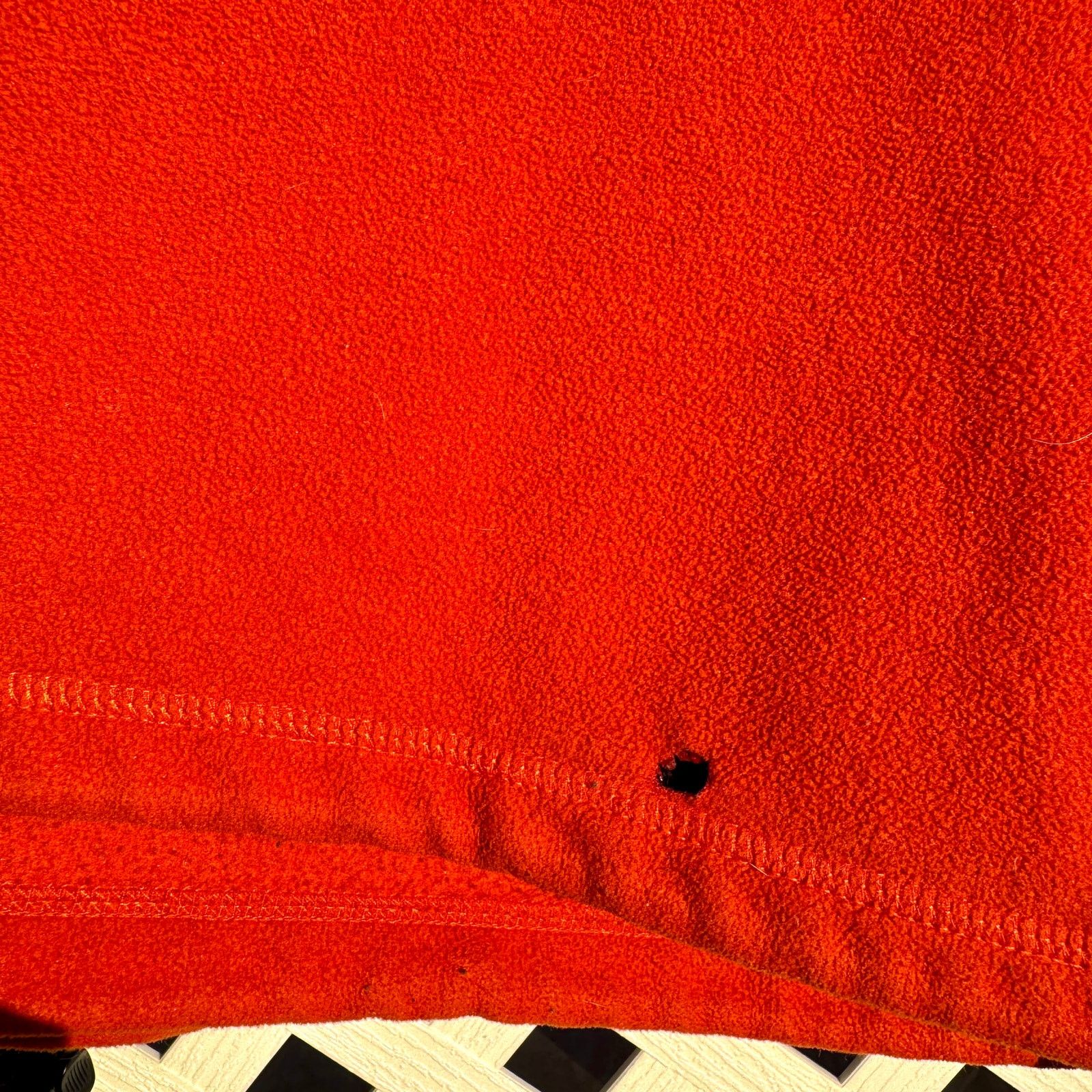 Old Navy Y2K Orange & Navy Old Navy Quarter Zip Drawstring Fleece Size US XXL / EU 58 / 5 - 5 Thumbnail