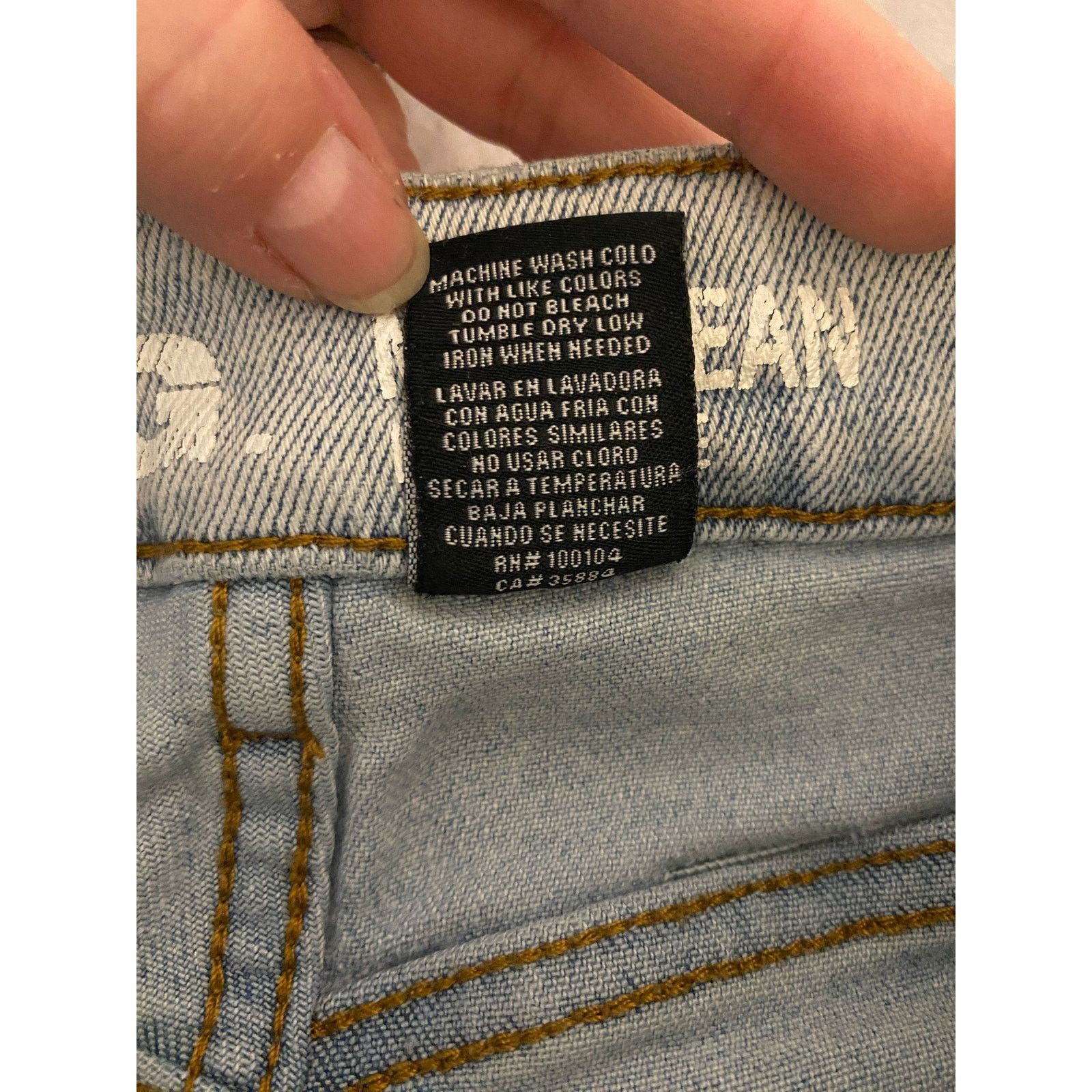 Other Y2K Vintage Inspired High Rise Mom Jeans Gray Seam S.O.N.G. Size 27" / US 4 / IT 40 - 4 Thumbnail