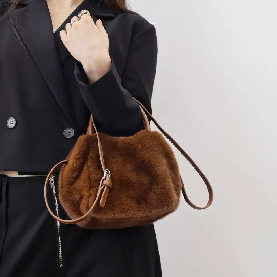Other Faux Fur Casual Designer Tote Crossbody Mini Bag Size ONE SIZE - 4 Thumbnail