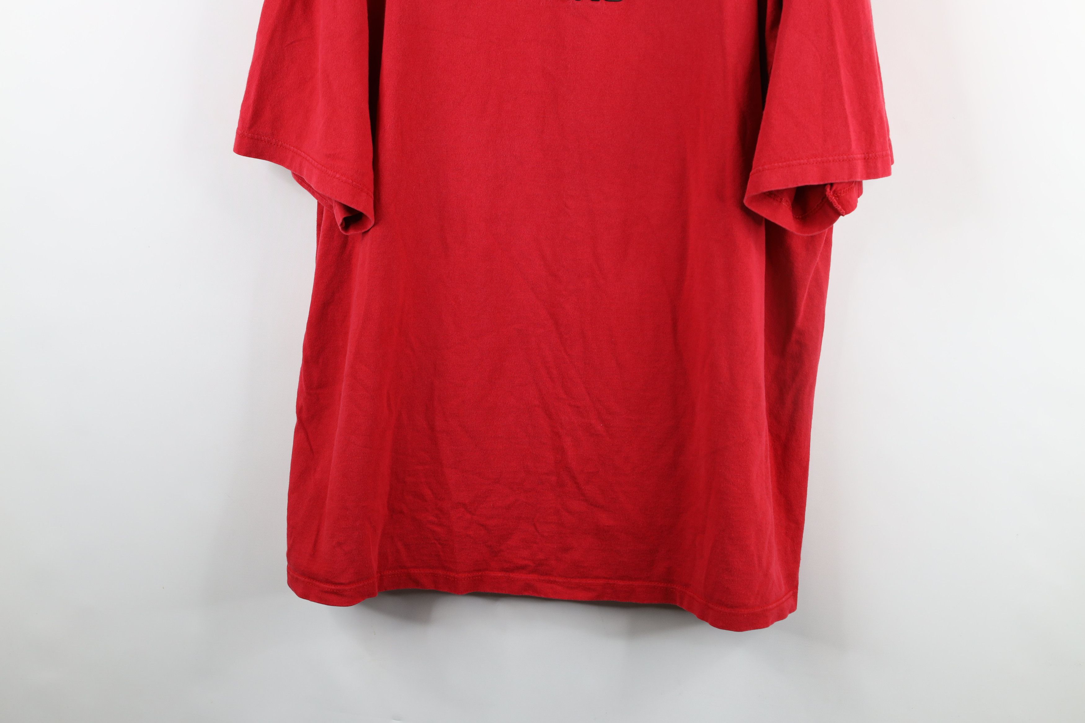 Guess × Vintage Vintage 90s Guess Spell Out Bubble Letter T-Shirt Red USA Size US XXL / EU 58 / 5 - 3 Thumbnail