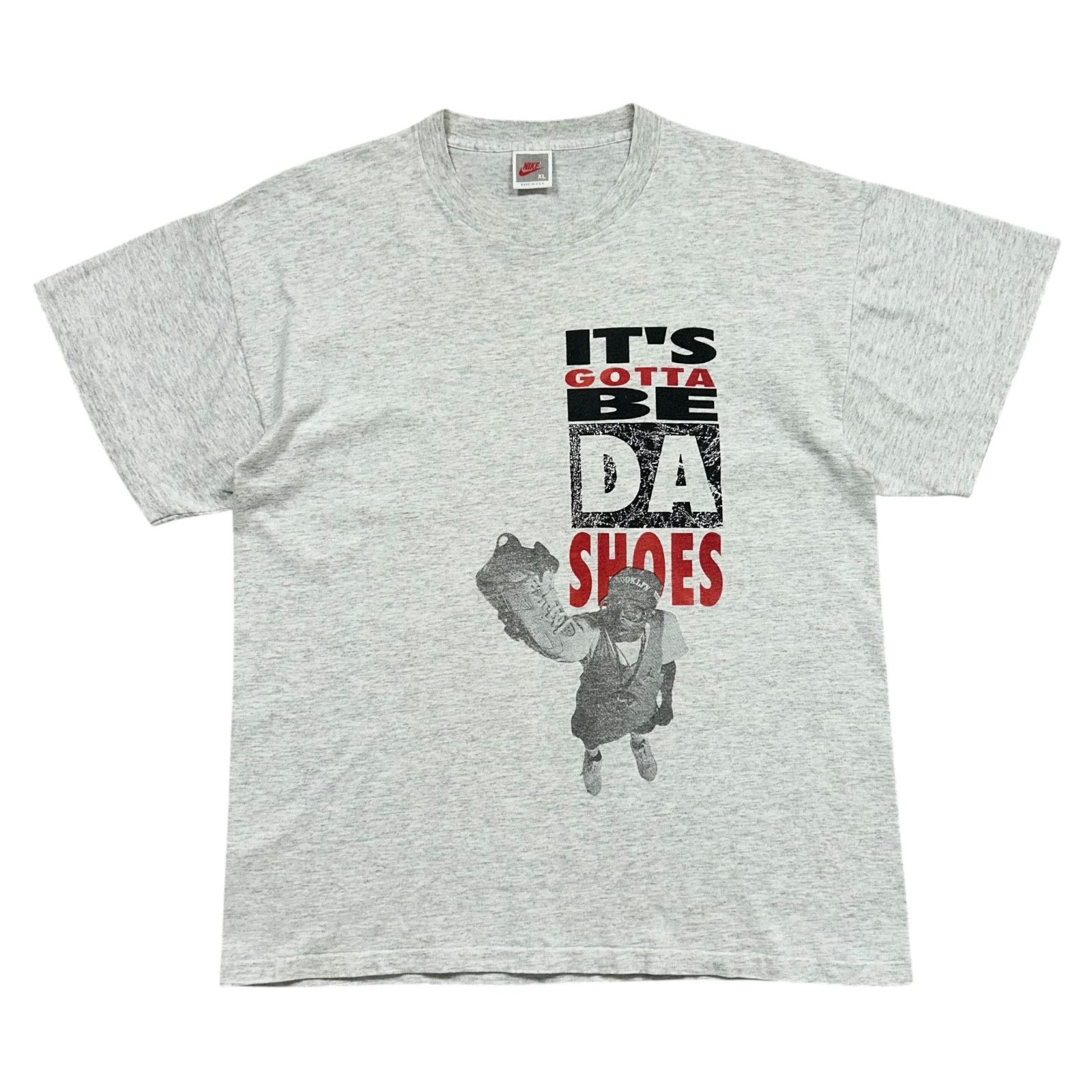 Nike VTG 90s ITS GOTTA BE THE SHOES T-SHIRT JORDAN SPIKE LEE XL Size US XL / EU 56 / 4 - 1 Thumbnail