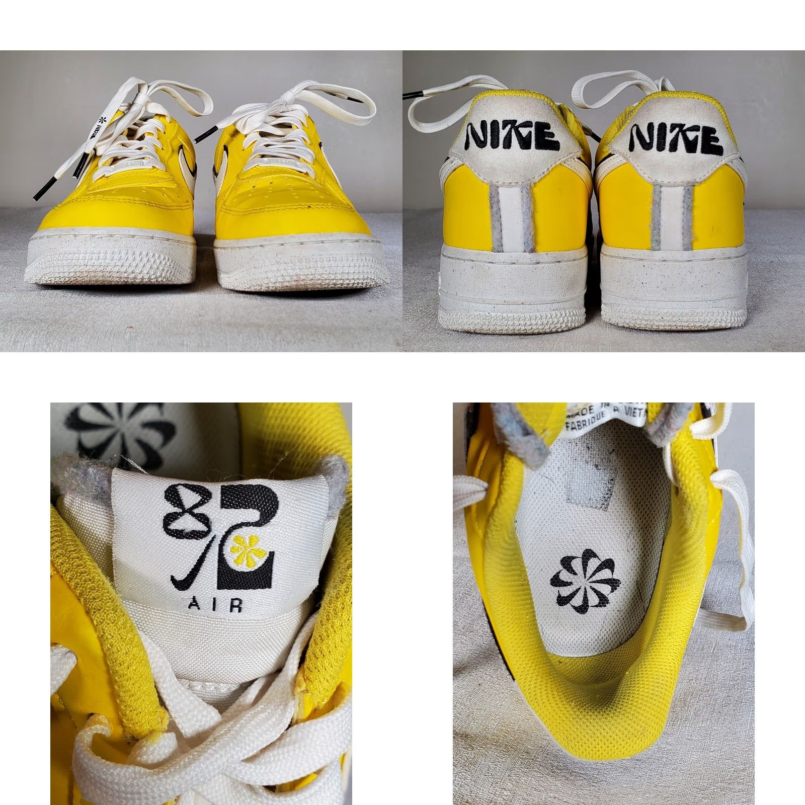 Nike Nike Air Force 1 '07 LV8 Sneakers D09786-700 Tour Yellow / Sail-Black Men US 8 Size US 8 / EU 41 - 8 Thumbnail
