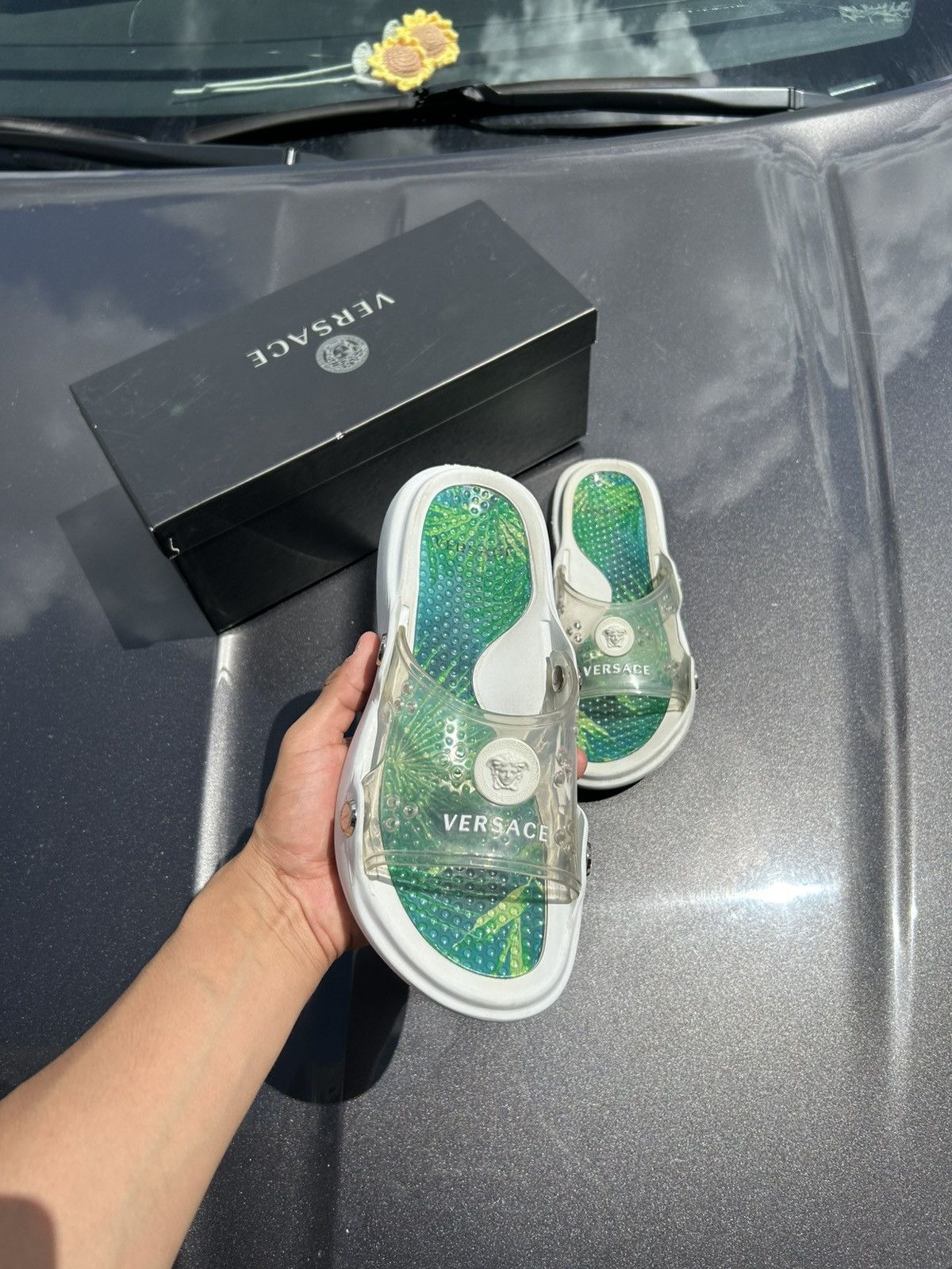 Versace Versace gel slide Size US 9 / IT 39 - 2 Thumbnail