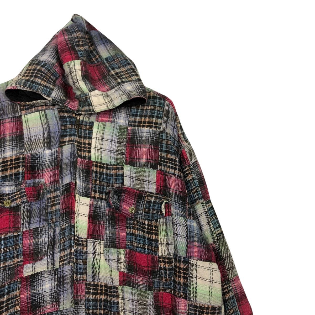Japanese Brand 🔥VINTAGE BOMBER JACKET PATCHWORK DESIGN FDS ISSEY MIYAKE Size US M / EU 48-50 / 2 - 8 Thumbnail