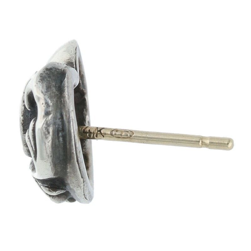 Chrome Hearts Chrome Hearts Heart Stud Silver Earring Size ONE SIZE - 4 Thumbnail