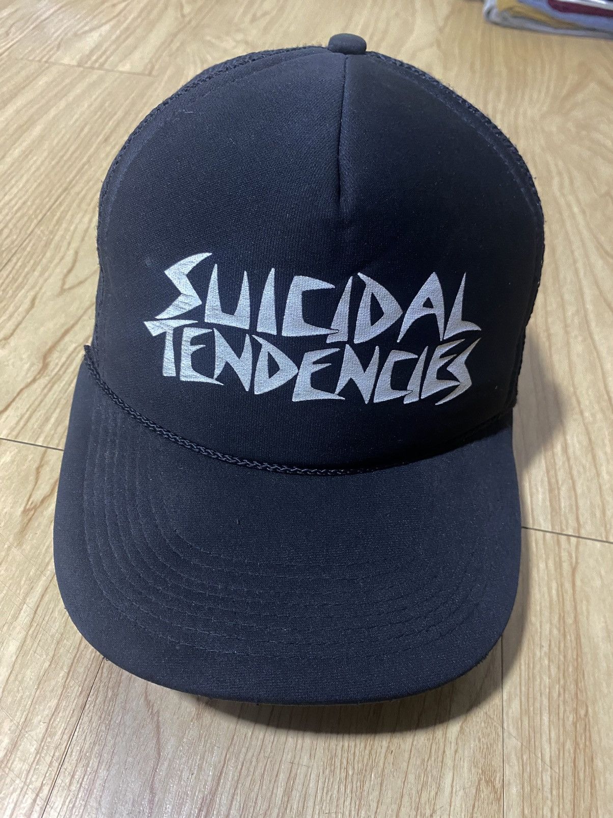 Band Tees VTG Suicidal Tendencies Trucker Hat Size ONE SIZE - 2 Thumbnail