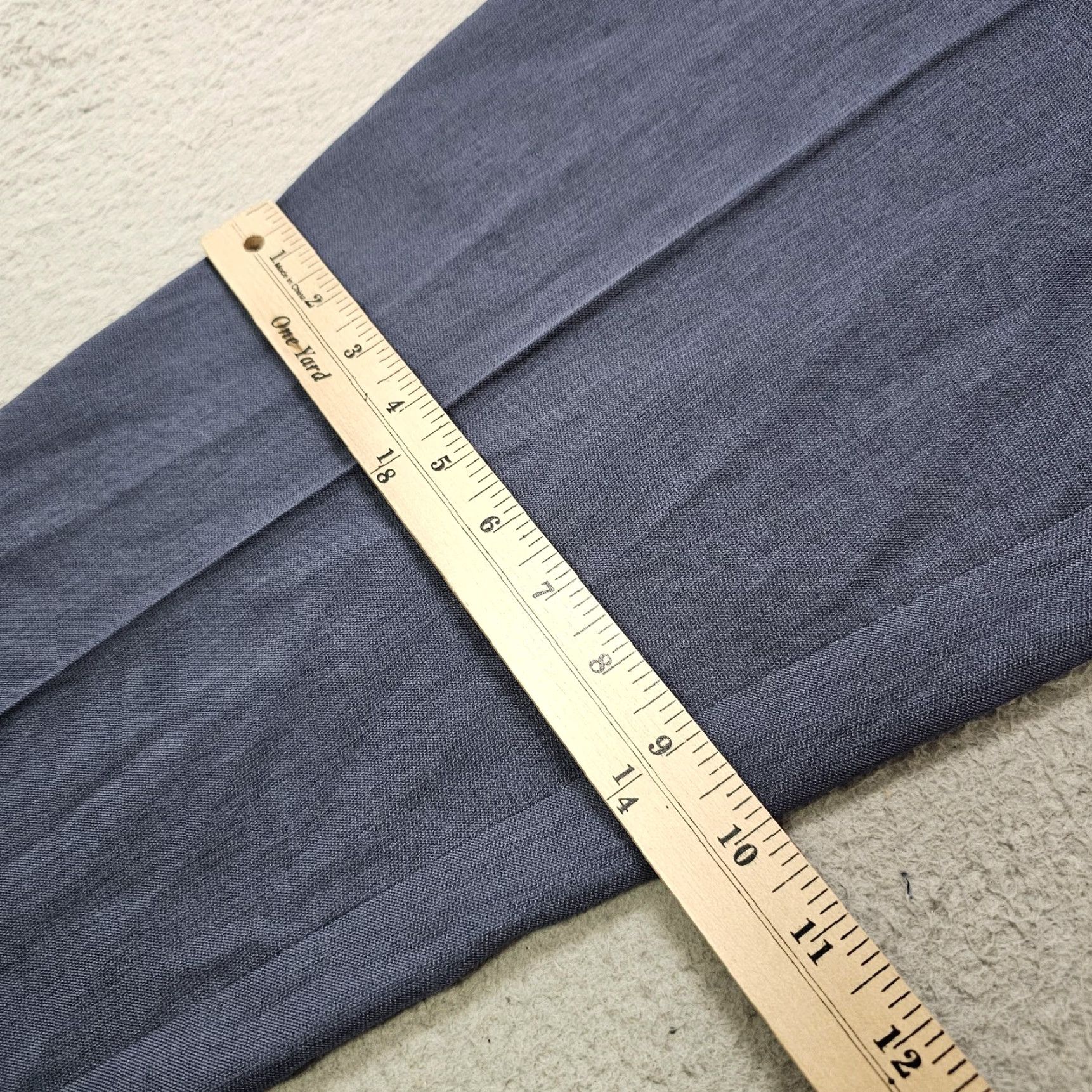 Haggar Haggar Dress Pants Men 38x30 Blue Regular Straight Front Flat Front Poly Blend Super Flex Waistband REPREVE Business Workwear Mens Pants Blue Size US 38 / EU 54 - 5 Thumbnail