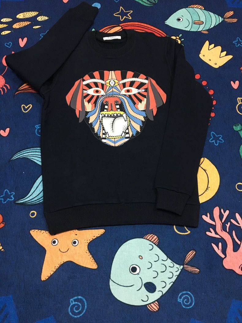 Givenchy Givenchy Pharaoh Dog Head Hoodie Size US S / EU 44-46 / 1 - 1 Thumbnail