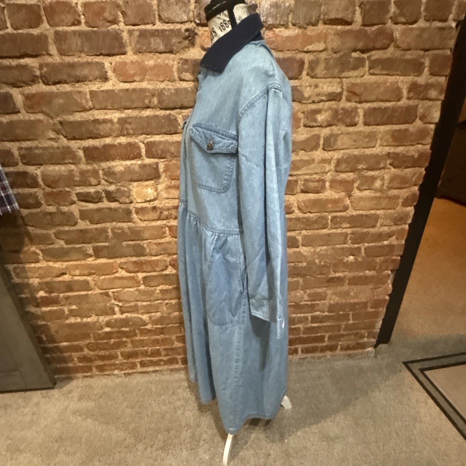 Other Vintage JG Hook Dress Womens Sz 16 Denim Zip Up Long Sleeve Size XXL / US 16-18 / IT 52-54 - 3 Thumbnail