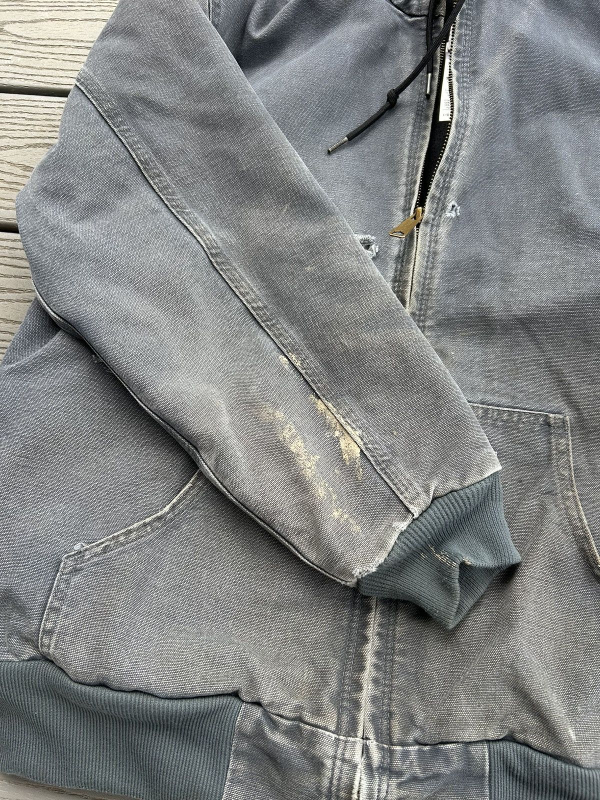 Carhartt Faded Blue Carhartt Hooded Jacket Size US M / EU 48-50 / 2 - 5 Thumbnail