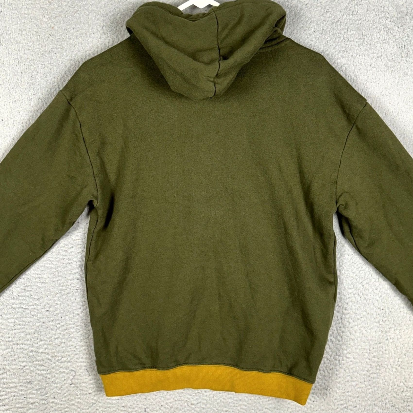 Disney Disney Sweatshirt Hoodie Mens S Olive Green Lion King Hakuna Matata Graphic Print Embroidered Pockets Hooded Pullover Size US S / EU 44-46 / 1 - 2 Thumbnail