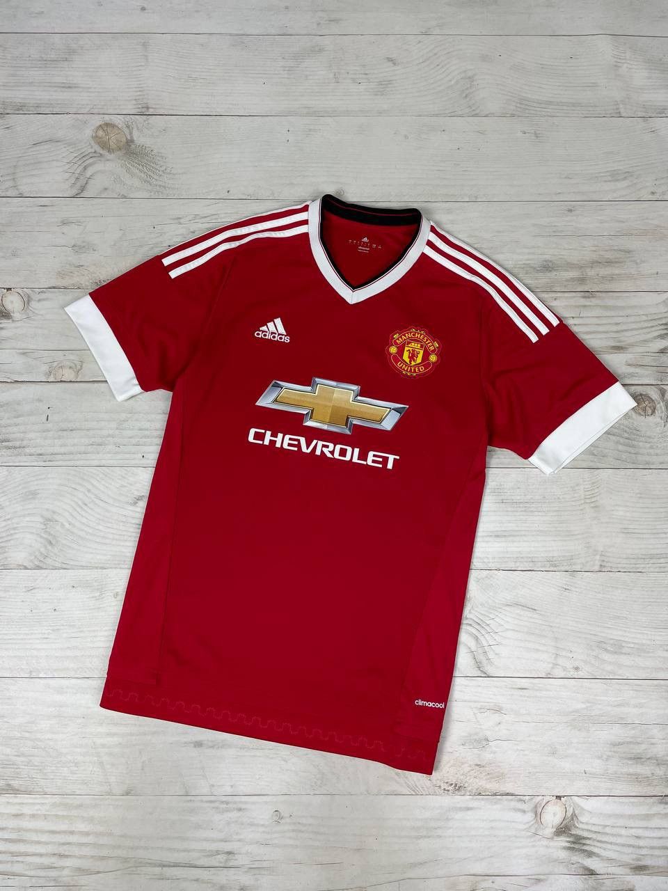 Adidas Adidas Manchester United 2015 2016 Home Shirt Soccer Jersey Size US L / EU 52-54 / 3 - 1 Thumbnail
