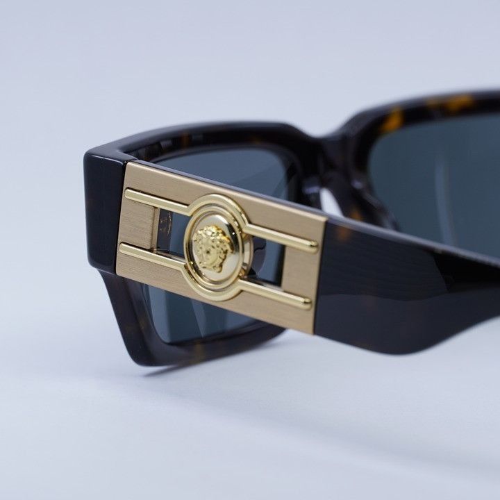 Versace Versace VE4459 108/87 Unisex Sunglasses Havana Rectangle Size ONE SIZE - 5 Thumbnail
