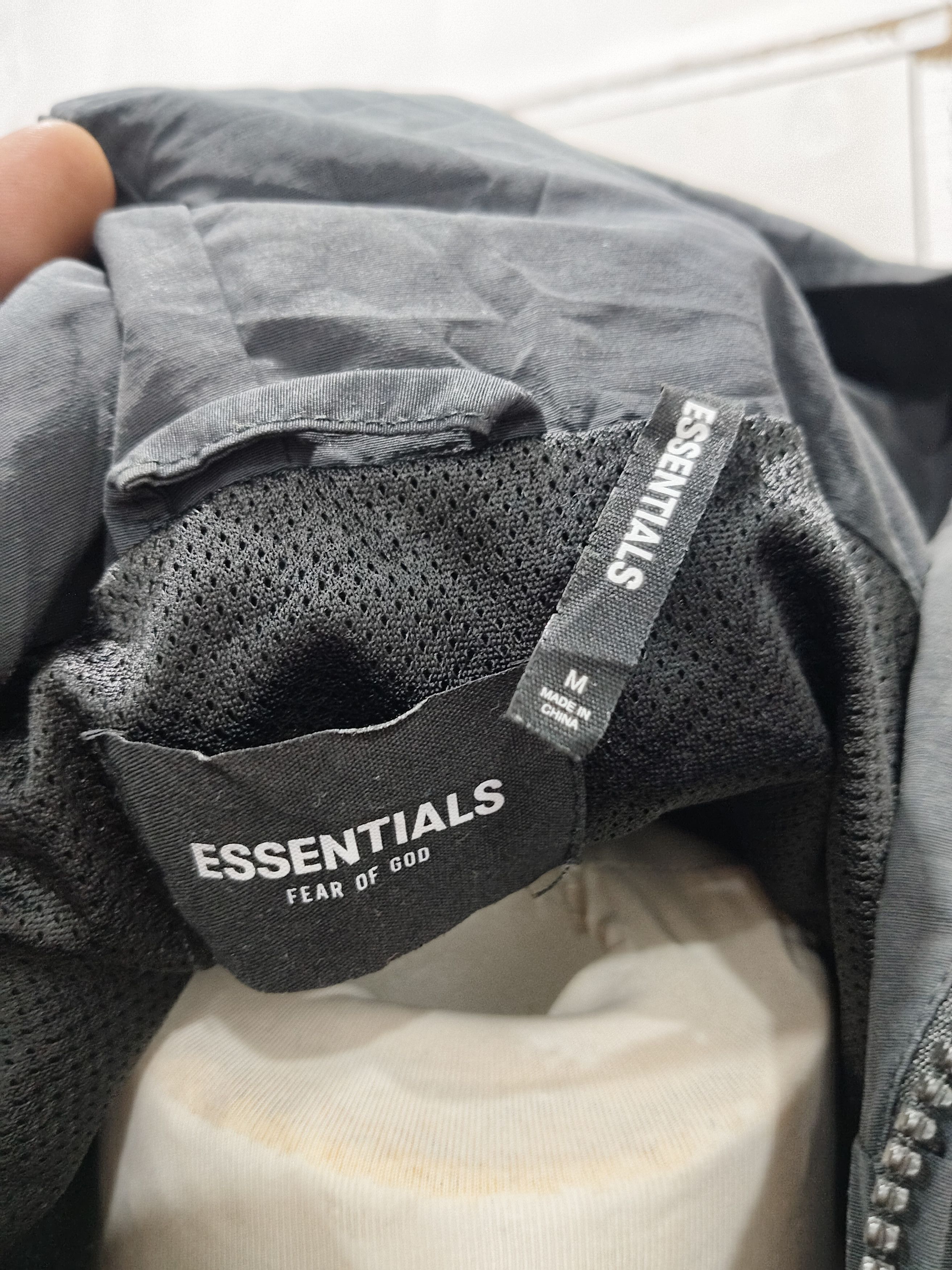 Essentials × Fear of God Distressed Essentials By Fear of God Light Jacket Size US XL / EU 56 / 4 - 7 Thumbnail