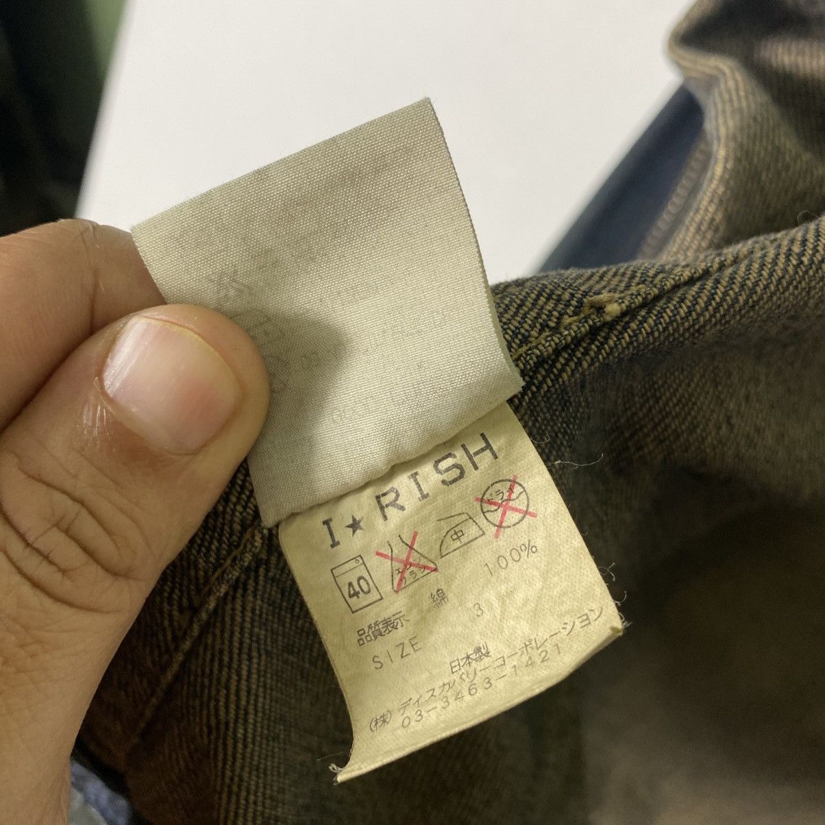 Japanese Brand Vintage Irish Denim Button Jacket Size 3 Blue Colour Size US M / EU 48-50 / 2 - 8 Thumbnail