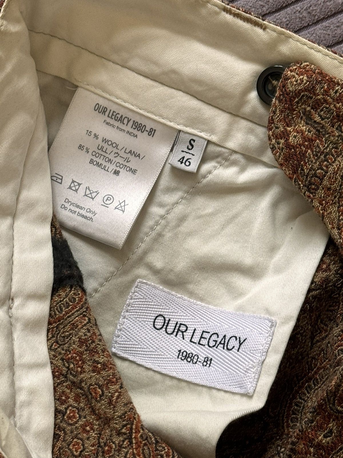Our Legacy Rare Our Legacy Matador Paisley Pants S 46 Hype Streetwear Size US 28 / EU 44 - 8 Thumbnail