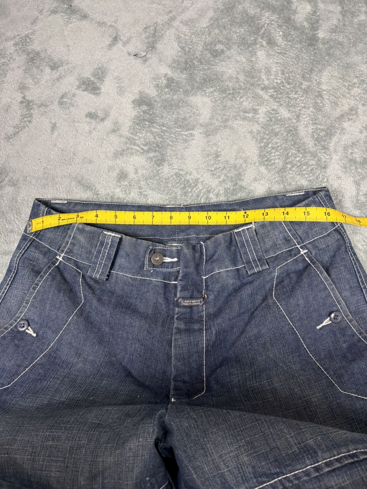 Marithe + Francois Girbaud Marithe Francois Girbaud Baggy Denim Pants. S0357 Size US 33 - 14 Thumbnail