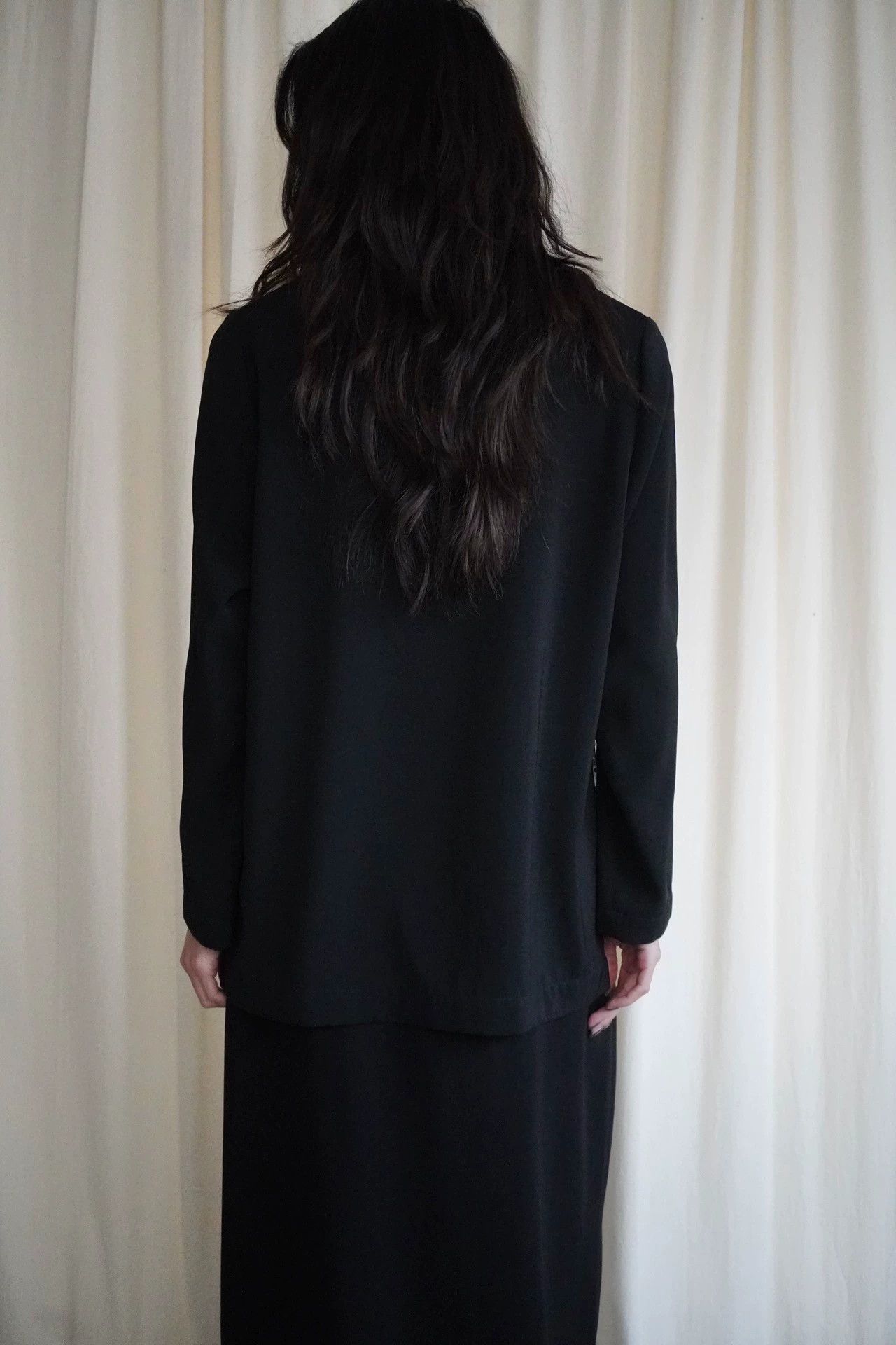 Comme des Garcons COMME des GARCONS 1996ss tricot Printed Lace Draped Neck Top Size M / US 6-8 / IT 42-44 - 6 Thumbnail
