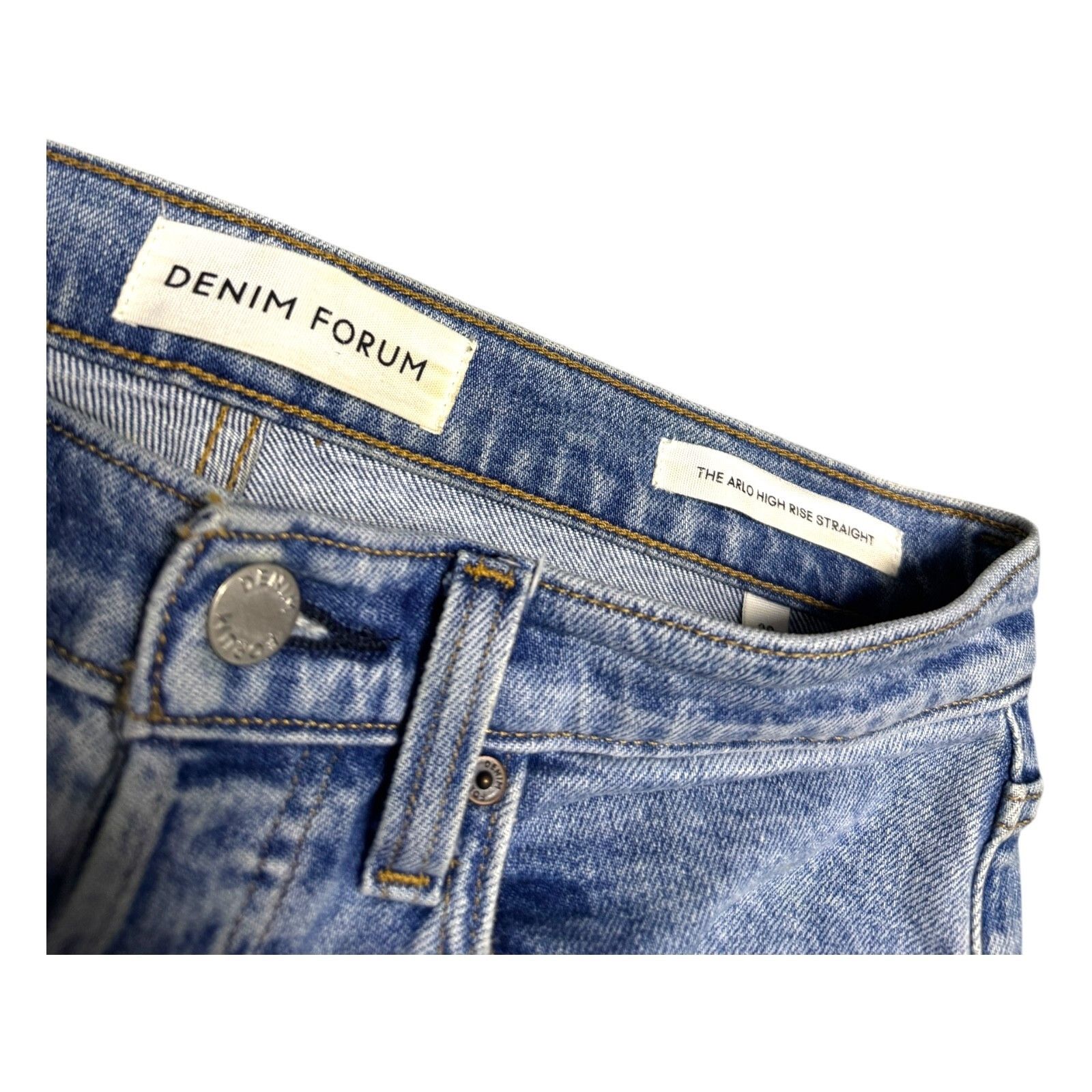 Aritzia ARITZIA Denim Forum ARLO High Rise Straight Denim Jeans 8 Size 30" / US 8 / IT 44 - 3 Thumbnail