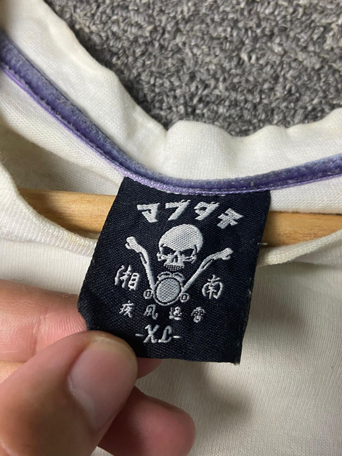 Japanese Brand 🇯🇵Shonan Mabudachi Punk Gothic Long Sleeve Tee (142) Size US XL / EU 56 / 4 - 11 Thumbnail