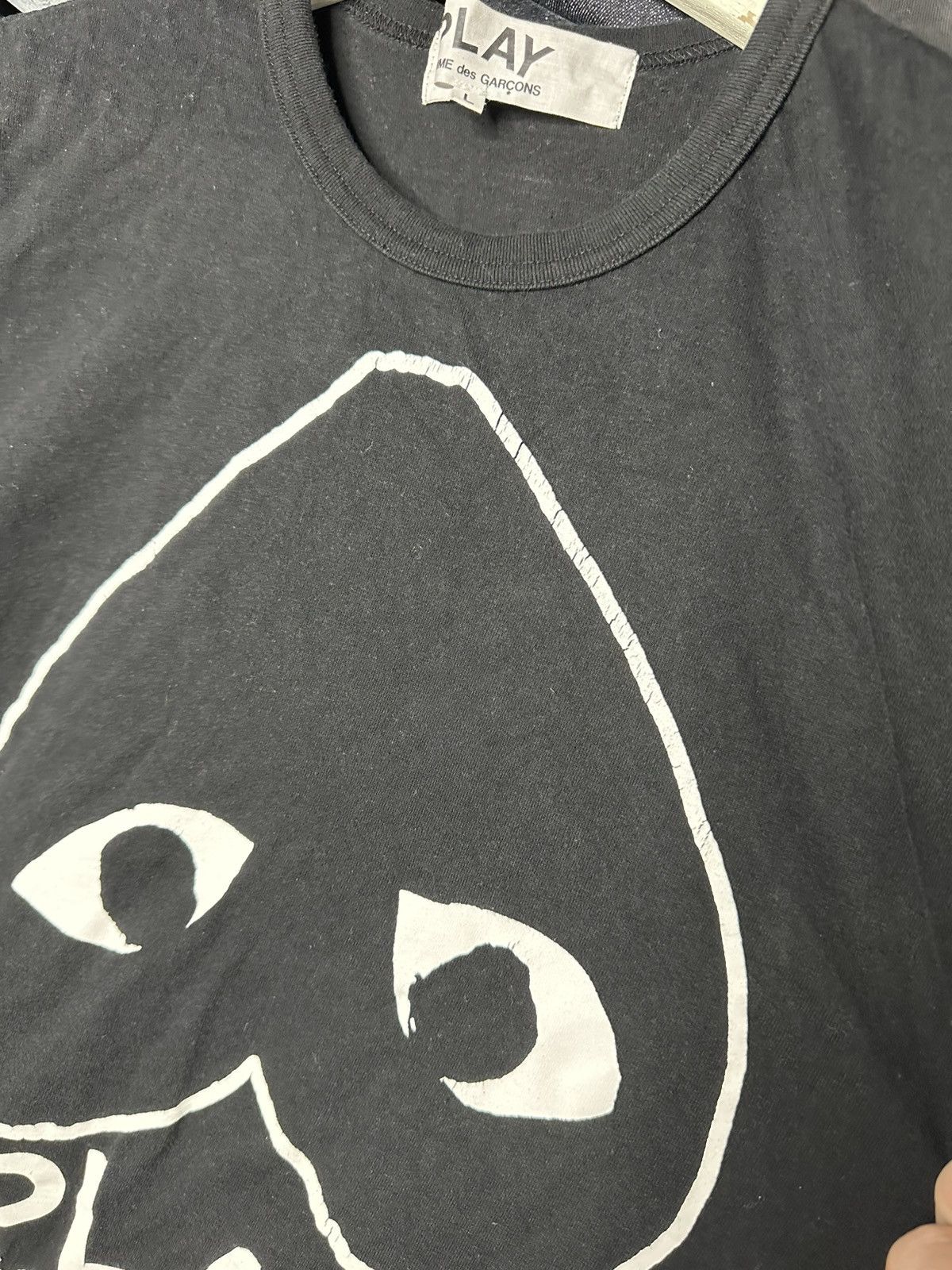 Comme des Garcons PLAY Comme des Garcons PLAY Heart Logo Japan T-Shirt Mens Size L Size US L / EU 52-54 / 3 - 10 Thumbnail