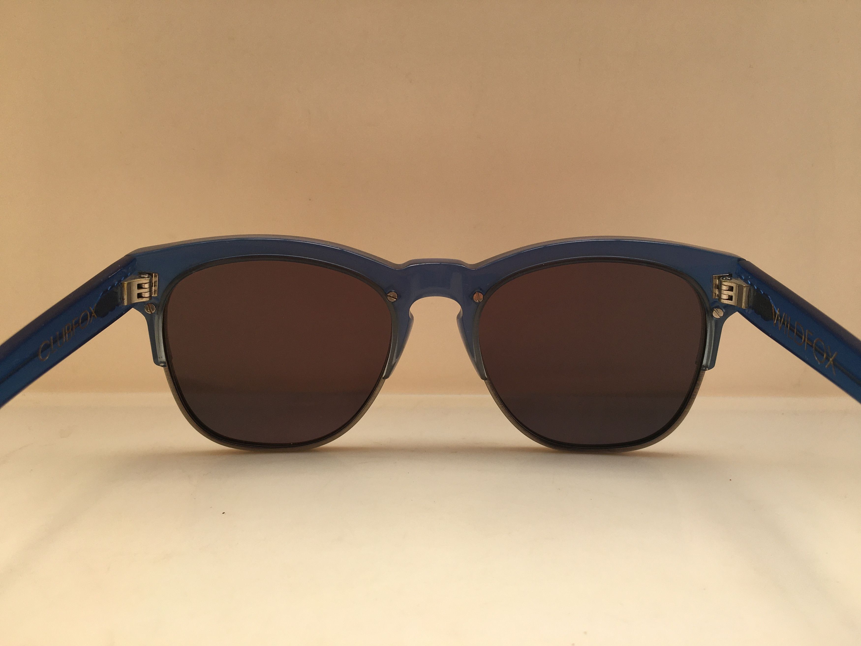 Wildfox Club Fox MALCOLM Sunglasses Frame Blue Silver