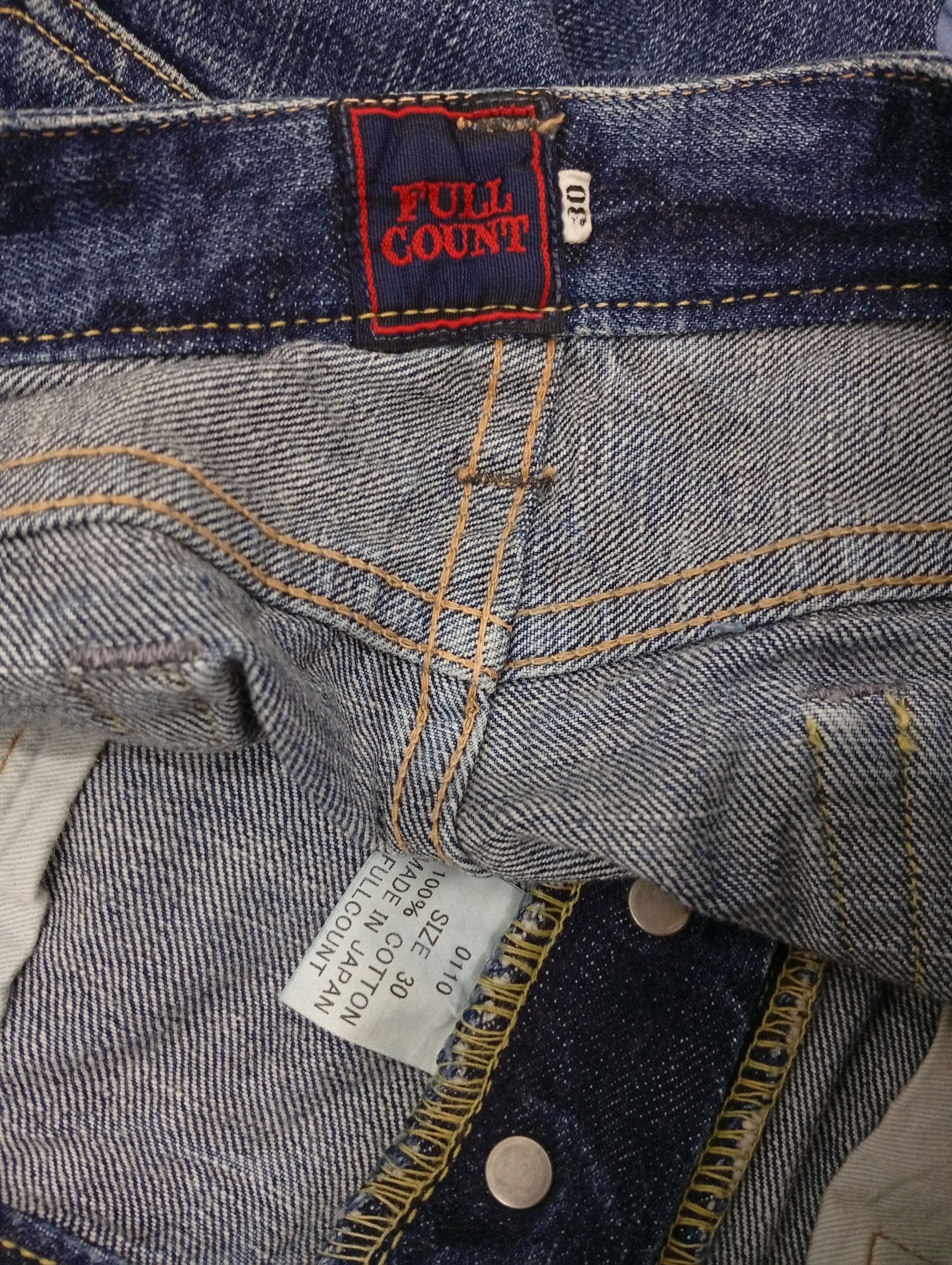 Full Count & Co. 🔥🔥Full Count Selvedge Jeans Denim Size US 30 / EU 46 - 25 Thumbnail