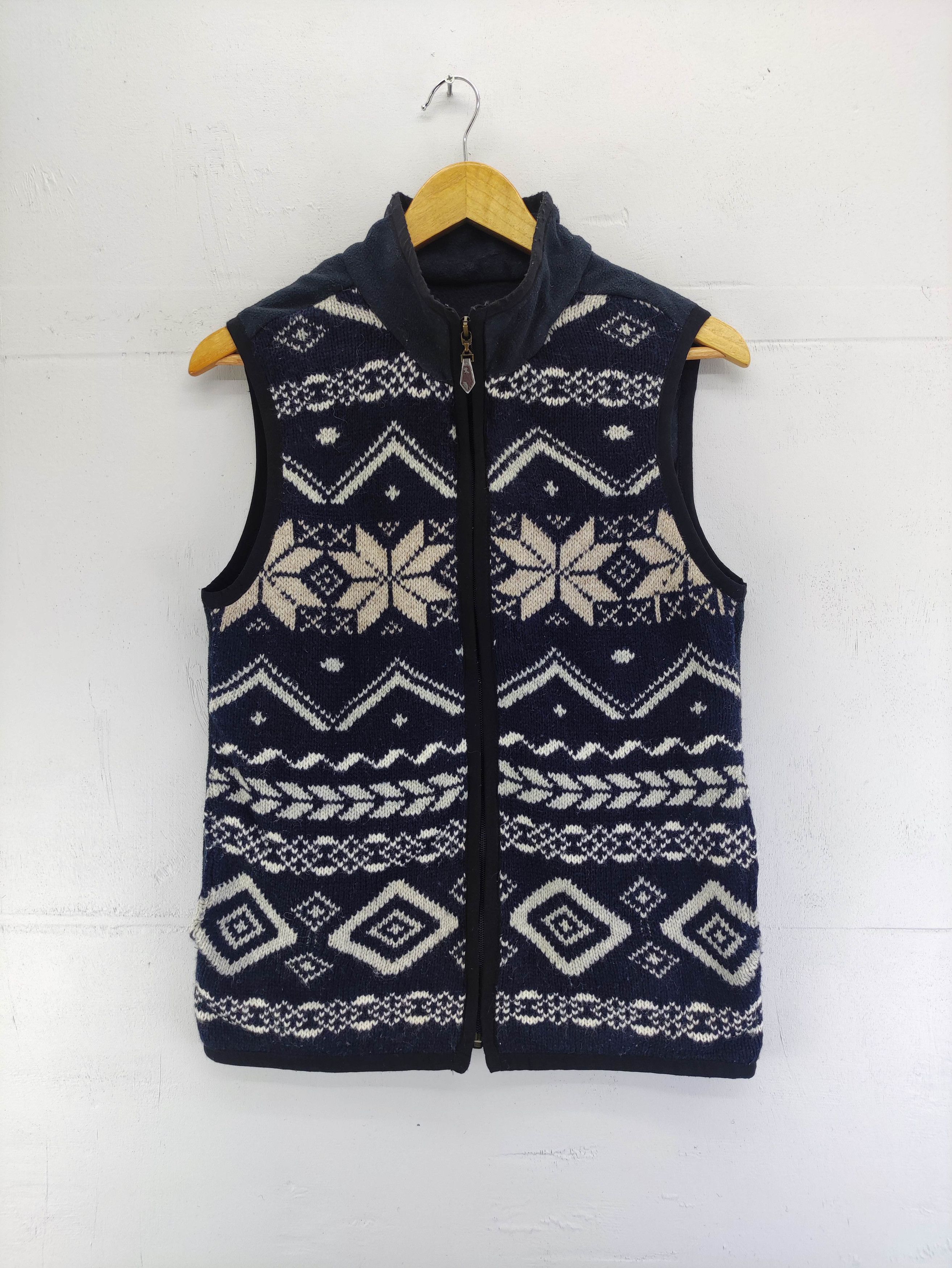 image of Vintage Spario Wool Vest Zipper, Men's (Size XS)