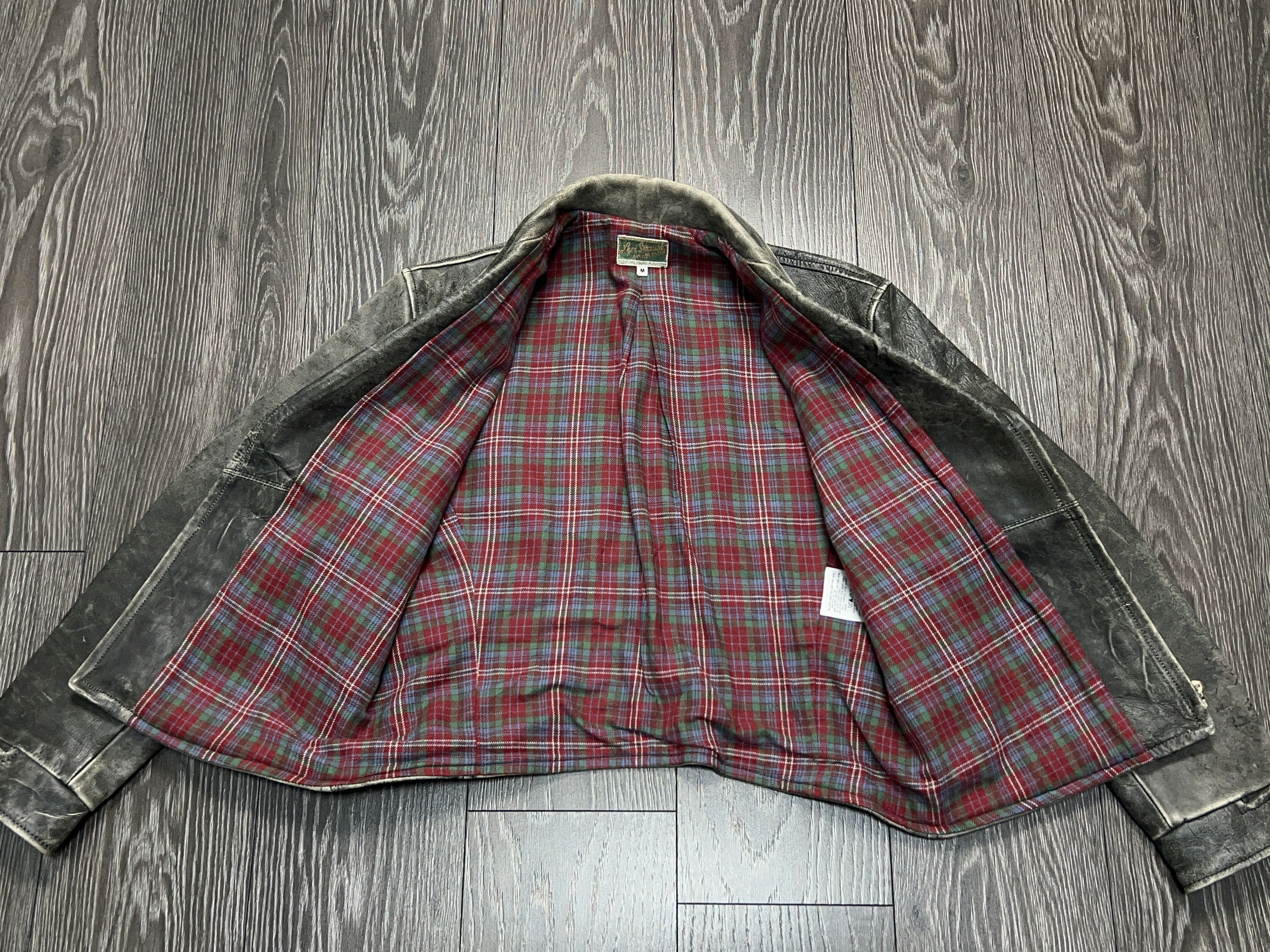 Levi's LVC 1930/40s Biker Motorcycle Leather Distressed Jacket M Size US M / EU 48-50 / 2 - 9 Thumbnail