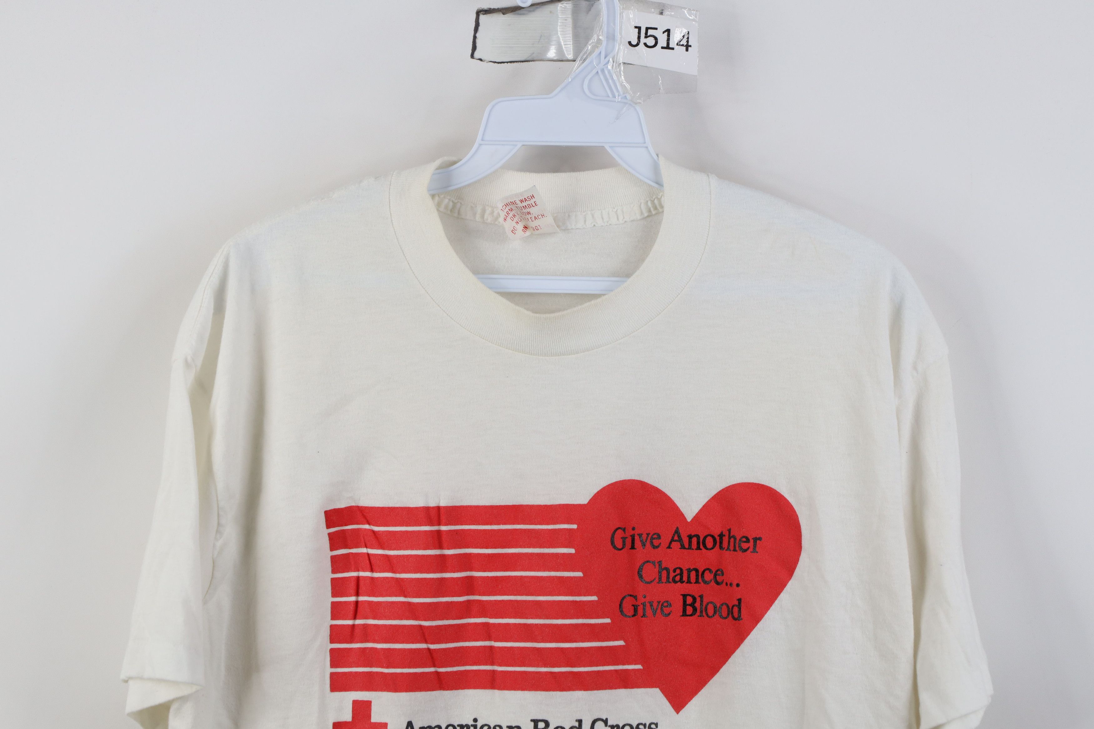 Vintage Vintage 60s 70s Sheer American Cross Short Sleeve T-Shirt Size XL / US 12-14 / IT 48-50 - 2 Thumbnail