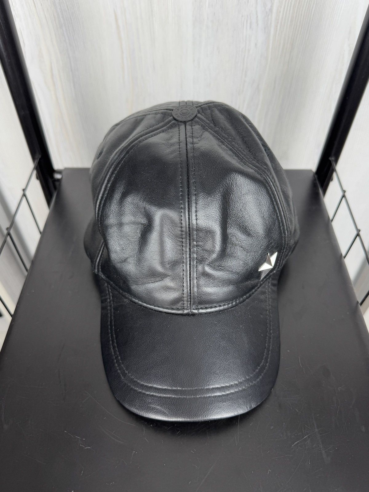 Mugler mugler x h&m leather baseball cap METAL STAR STUDDED RARE XL Size ONE SIZE - 7 Thumbnail