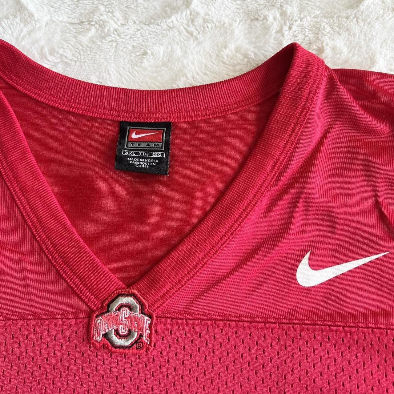 Nike Vintage Ohio State Football Jersey Men XXL Red Nike Buckeyes Size US XXL / EU 58 / 5 - 7 Thumbnail