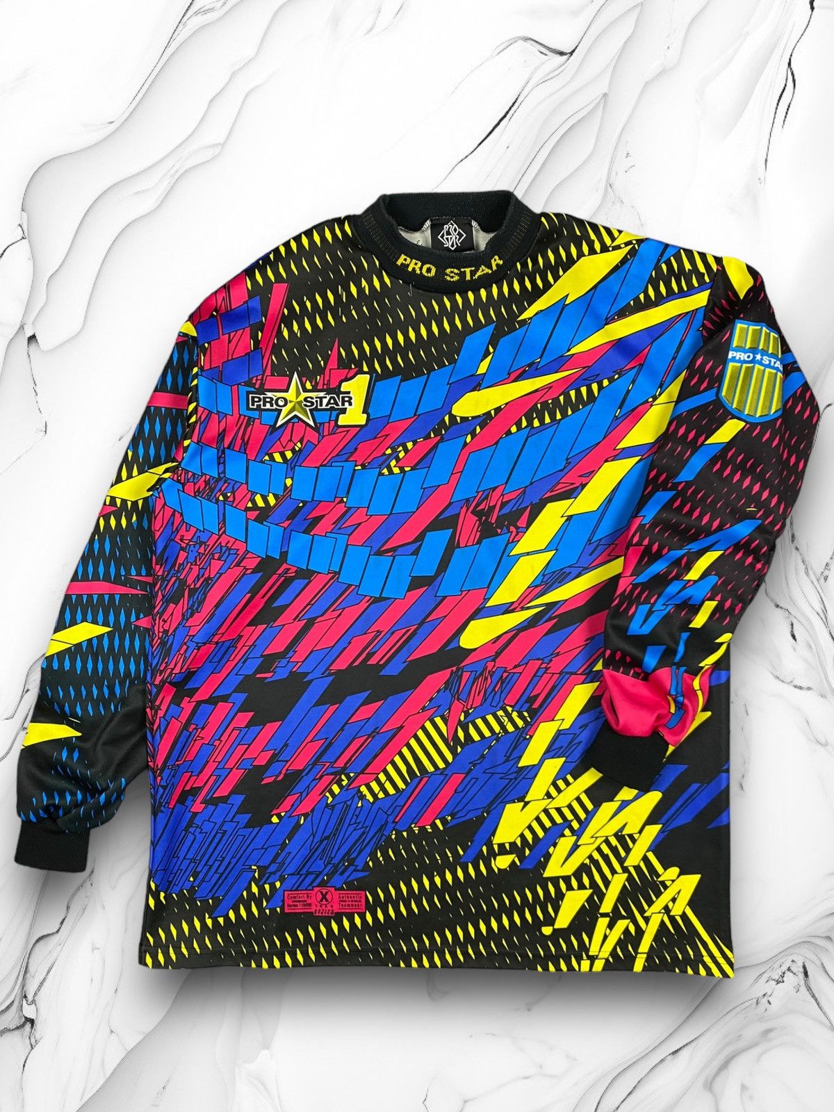Vintage Vintage Pro Star 90s Goalkeeper Football Shirt Jersey Size US L / EU 52-54 / 3 - 1 Thumbnail