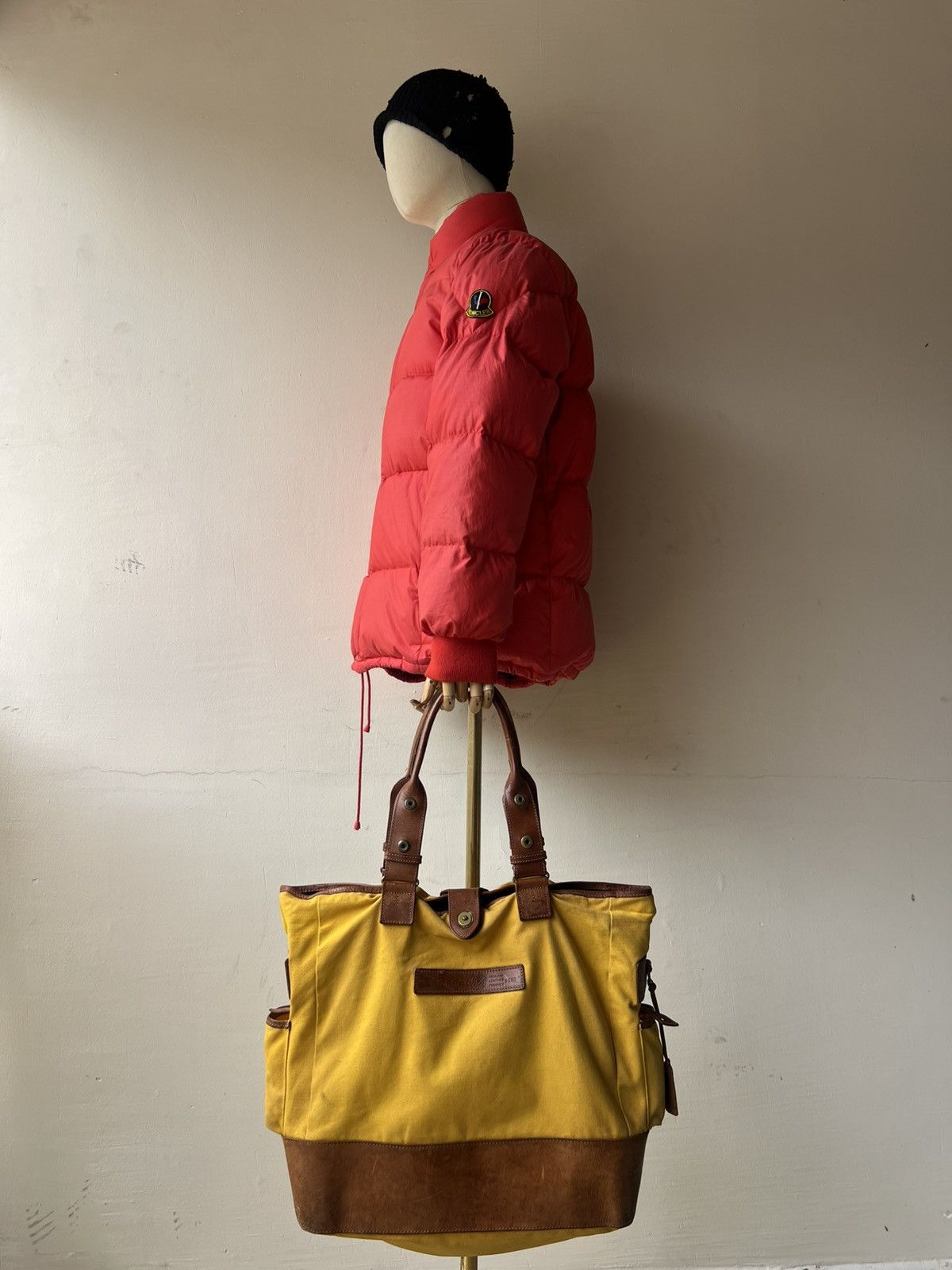 Felisi Distressed Stains Patina Leather Tote Bag Felisi Size ONE SIZE - 9 Thumbnail