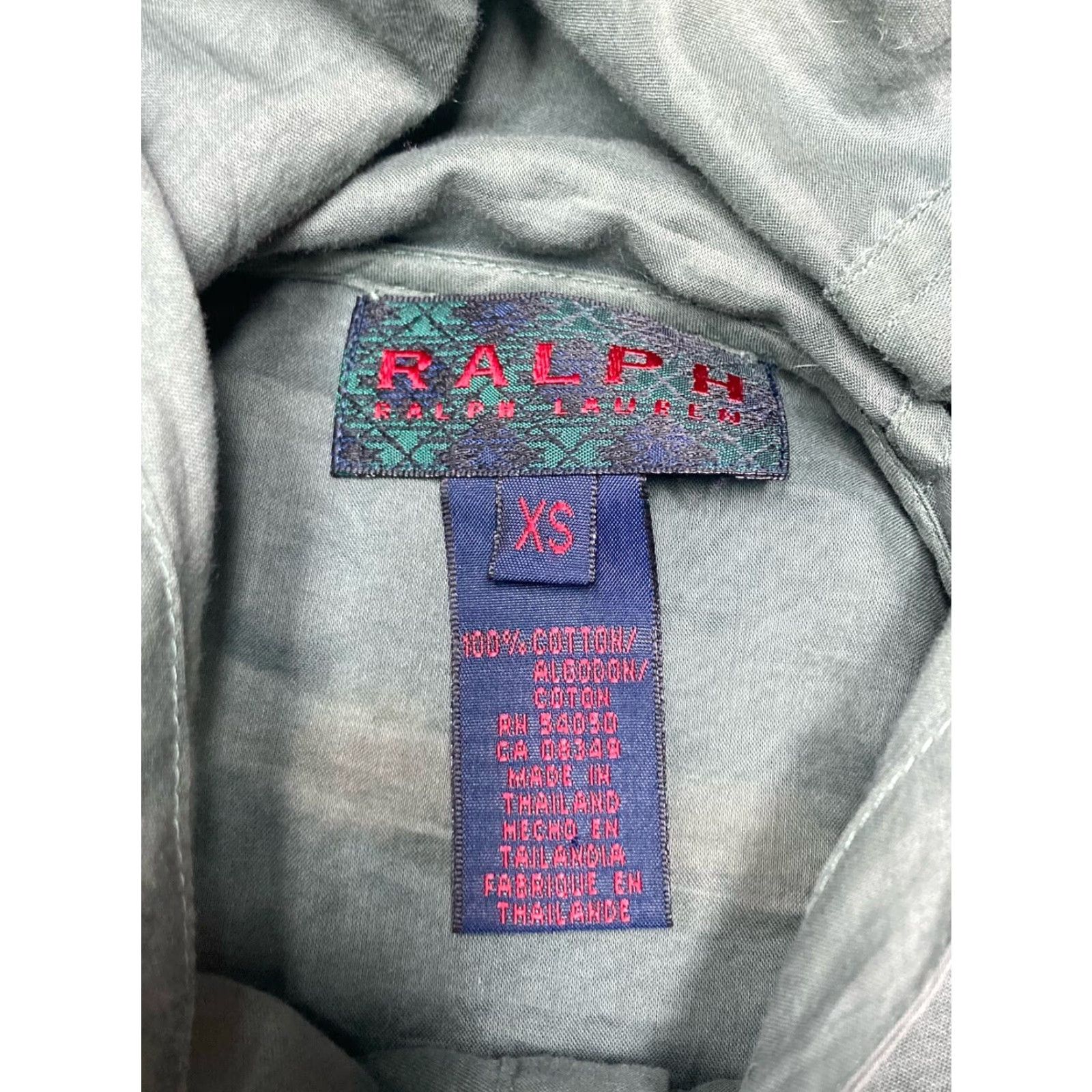 The North Face VINTAGE Ralph Lauren smock fishtail parka long olive green military women's XS Size S / US 4 / IT 40 - 3 Thumbnail