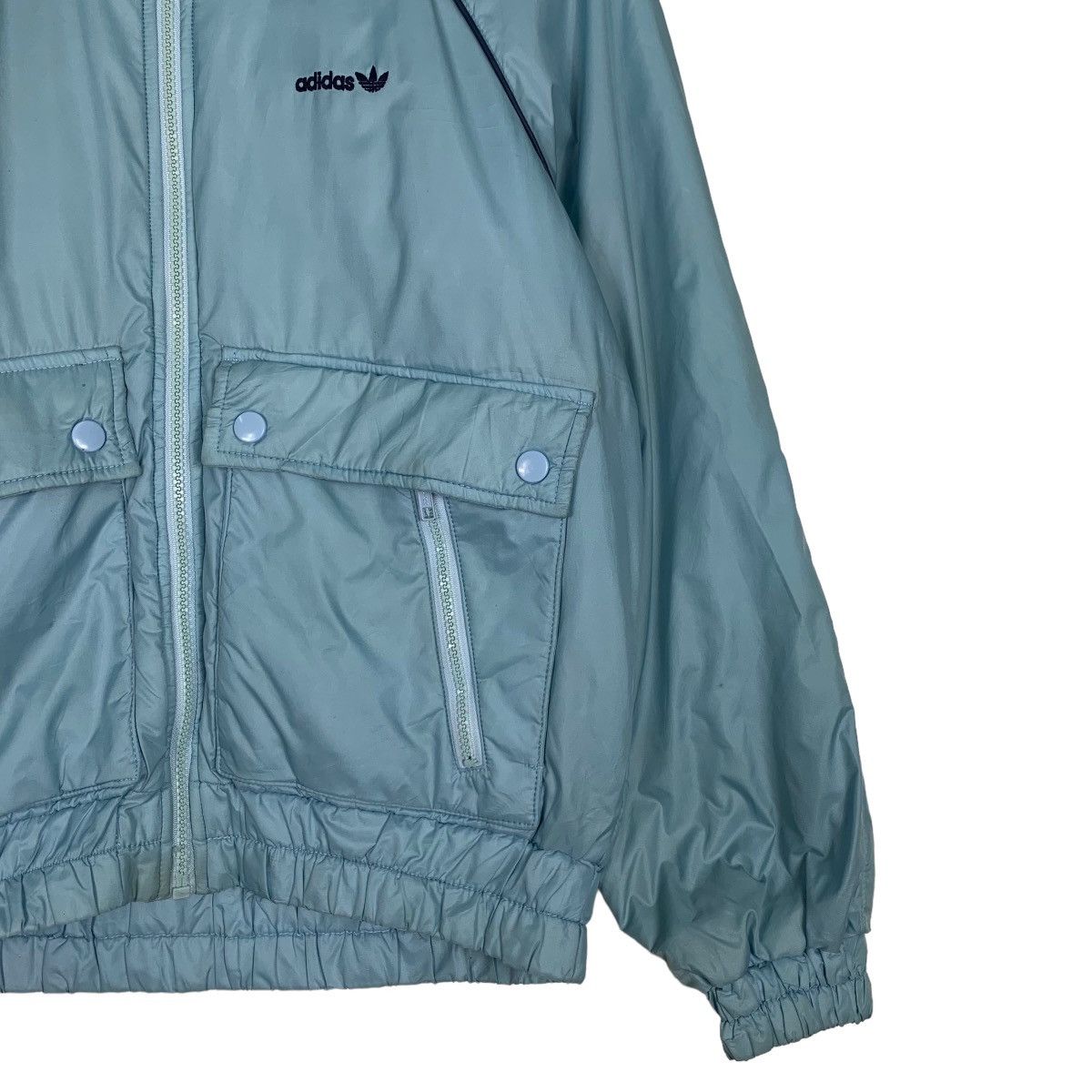 Adidas 90's ADIDAS Trefoil Embroidery Small Logo Jacket #0050-C3 Size US S / EU 44-46 / 1 - 5 Thumbnail