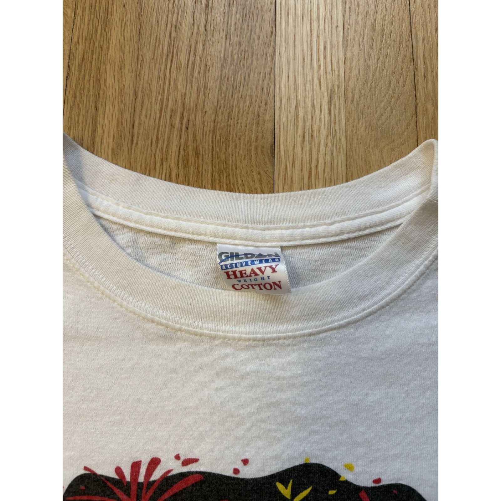 Gildan Vintage 90s Y2K Fourth Of July Graphic T Shirt Mens L Gildan Size US L / EU 52-54 / 3 - 4 Thumbnail