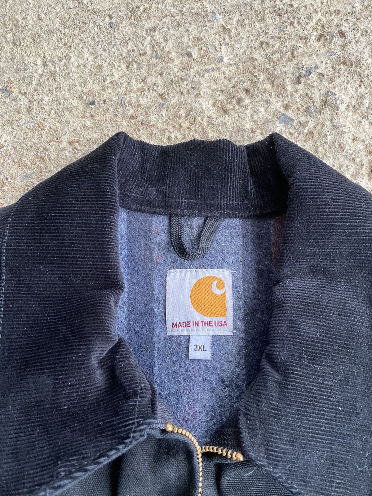 Carhartt × Vintage Vintage Carhartt Detroit Black Blanket Lined Jacket Size US XXL / EU 58 / 5 - 10 Thumbnail