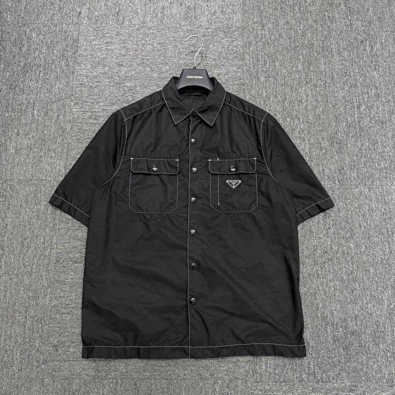 Prada Prada Stitched nylon logo short sleeves Size US M / EU 48-50 / 2 - 1 Thumbnail