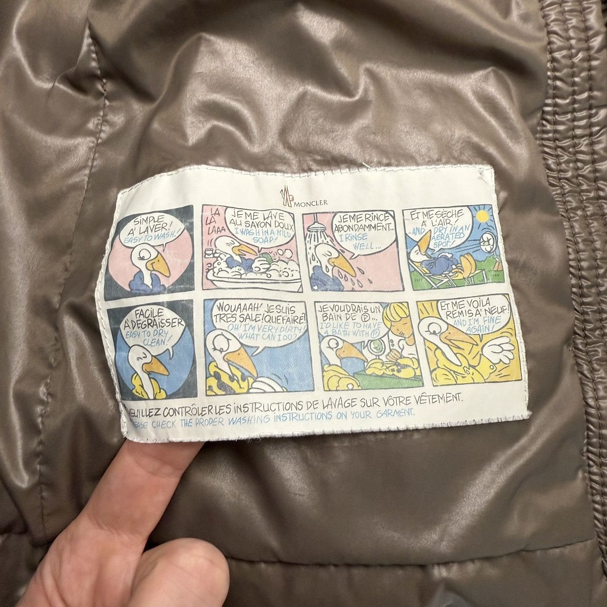 Moncler Moncler Bady Women’s Down Puffer Jacket Size 0 (XS) Beige Size XS / US 0-2 / IT 36-38 - 7 Thumbnail