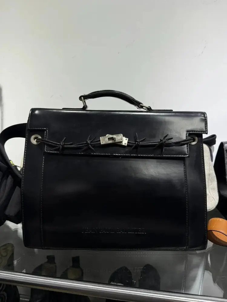 Jean Paul Gaultier Jean Paul Gaultier Wire "fake BERkin" Shoulder Bag Size ONE SIZE - 1 Thumbnail