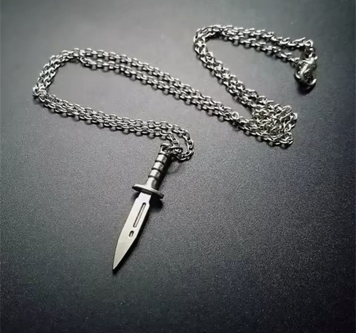 Vintage Gothic Knife Dagger Necklace Size ONE SIZE - 3 Thumbnail