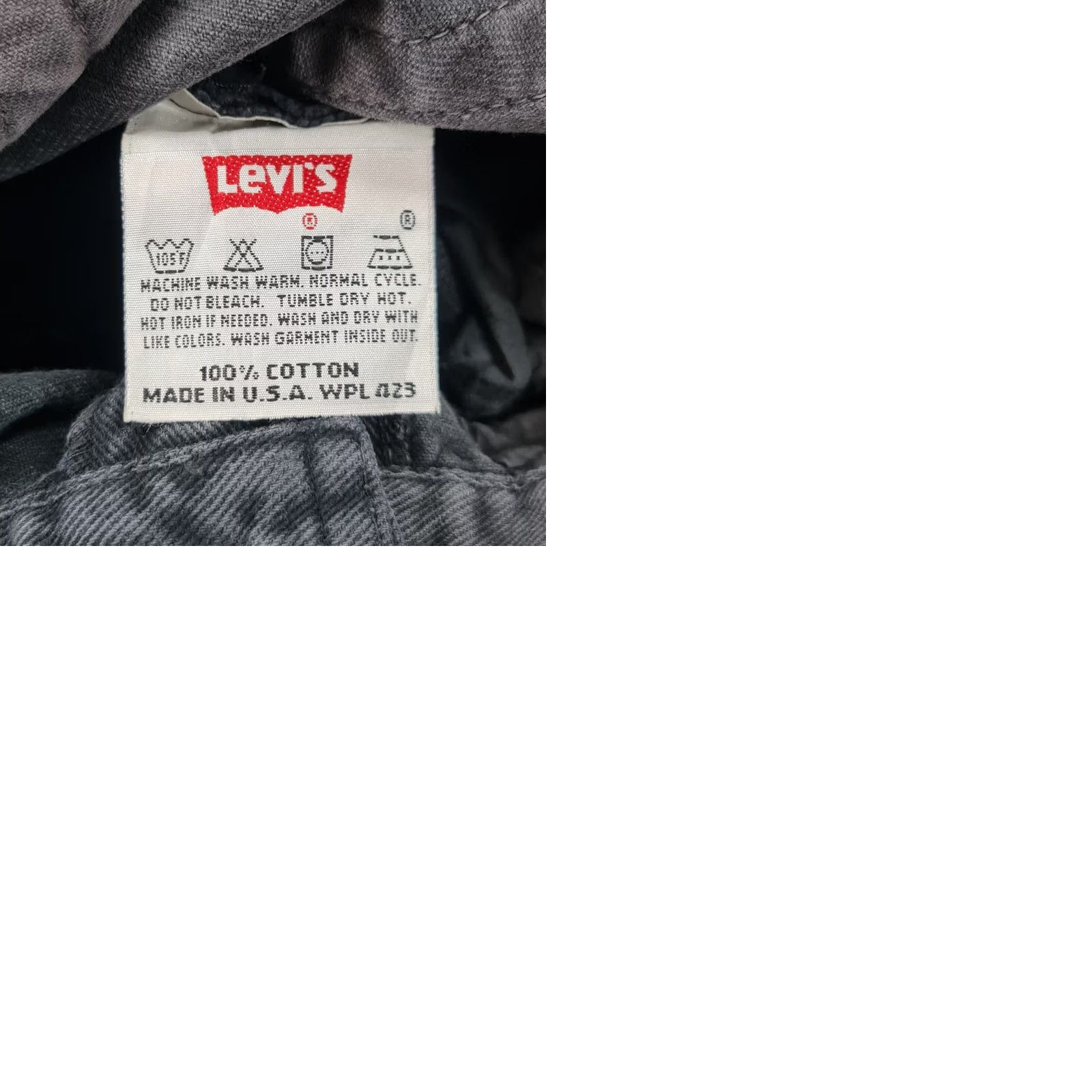 Levi's VINTAGE Levi's 501 Jeans Grey W30 L26 Regular Straight Button Fly Denim 90s Made in USA Mens Size US 30 / EU 46 - 9 Thumbnail