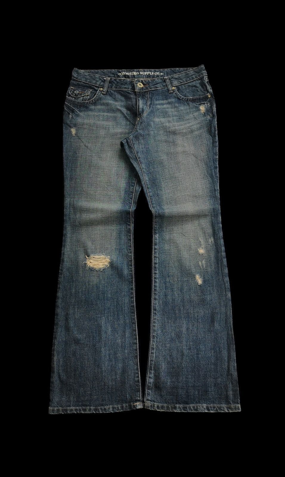 Massimo Osti Mossimo Supply Bootcuts Jeans Size 34" / US 12 / IT 48 - 1 Thumbnail