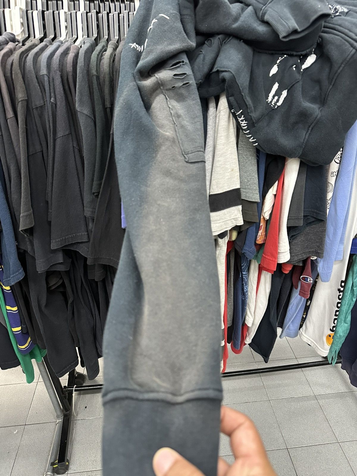 PPFM VTG Reconstruct PPFM Distress Punk Balenciaga Hoodies Size US L / EU 52-54 / 3 - 16 Thumbnail